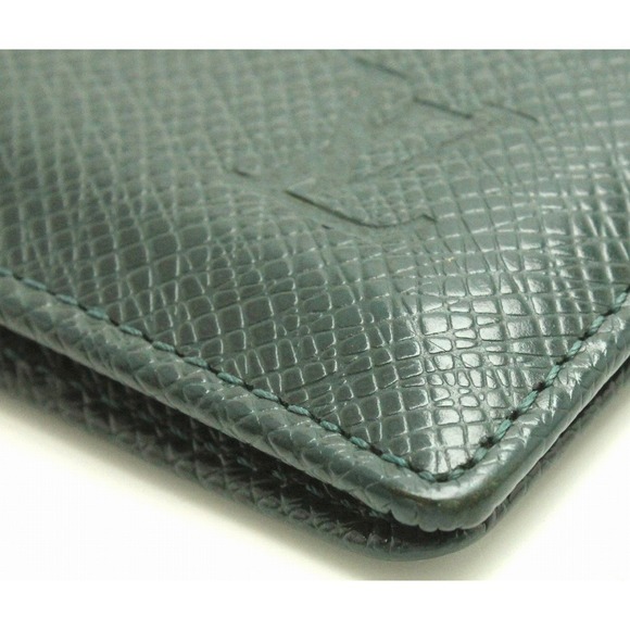 Louis Vuitton Taiga Porte Valeur Cult Credit Bill Green - Picture 3 of 9